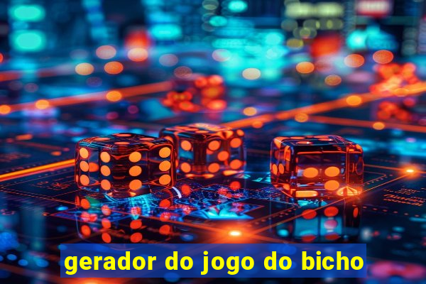 gerador do jogo do bicho